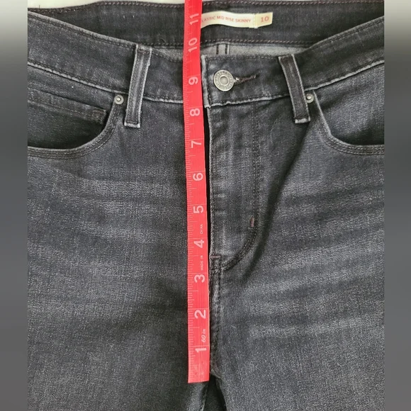 Levi's Classic Mid Rise Skinny size 10 - Picture 9 of 11